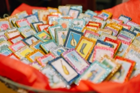 Loteria matchbox wedding party favors